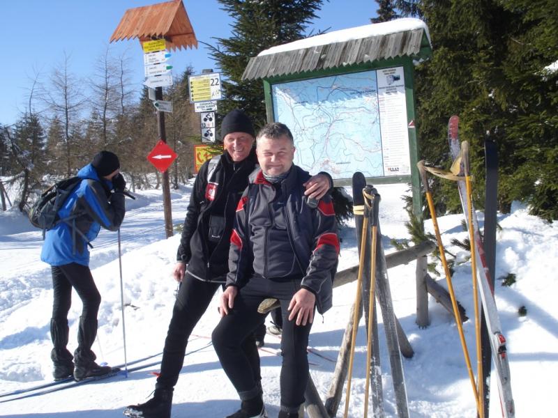 Rowerzyści na nartach - 2015
